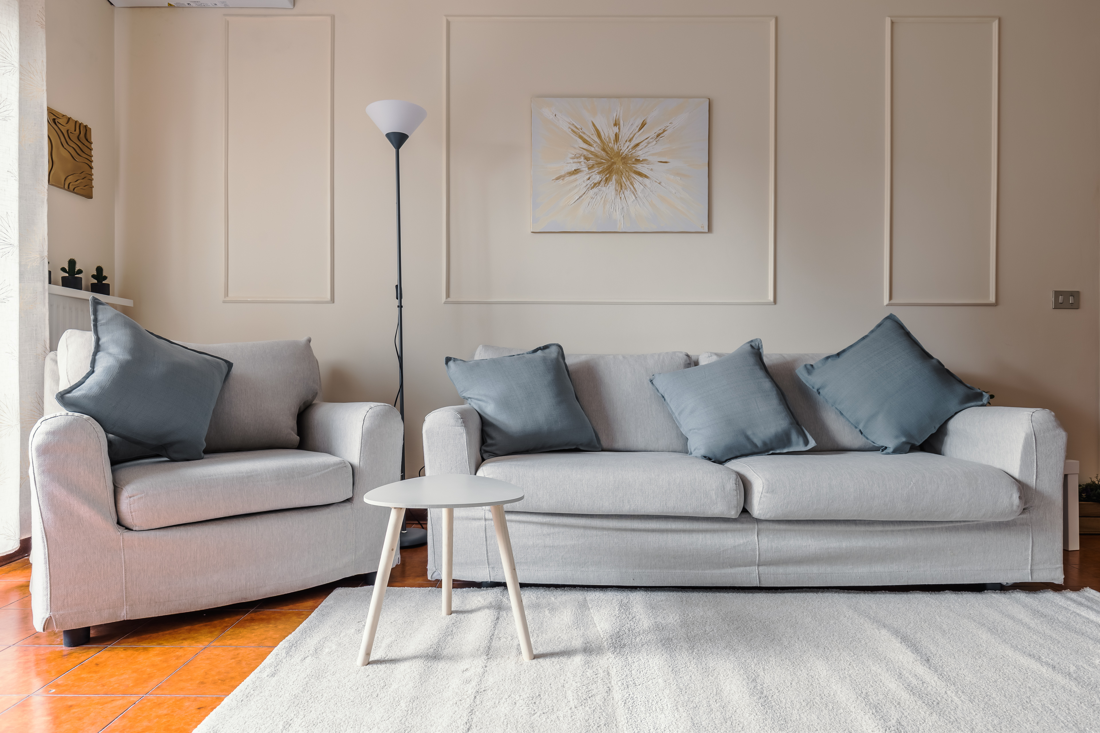 Zona living e dettagli